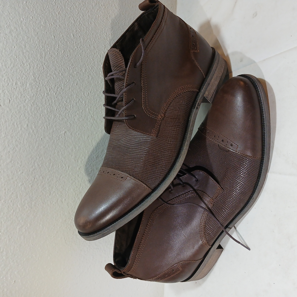 Men's Brown Leather Ankle Boots